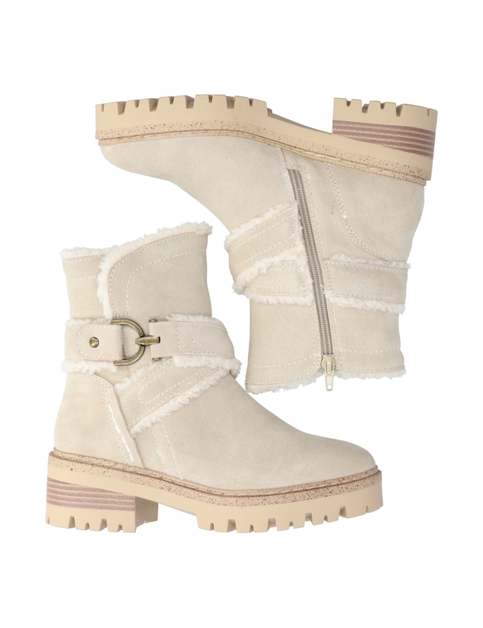 Veloursleder Boot