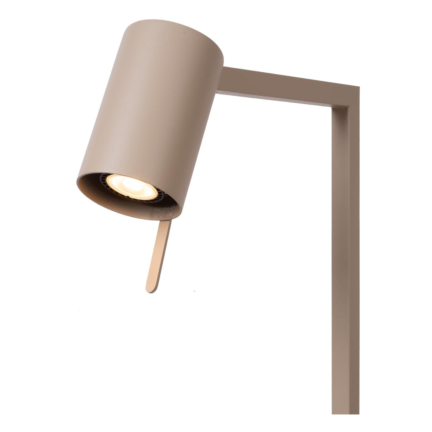 Lucide LESLEY Leeslamp - Taupe