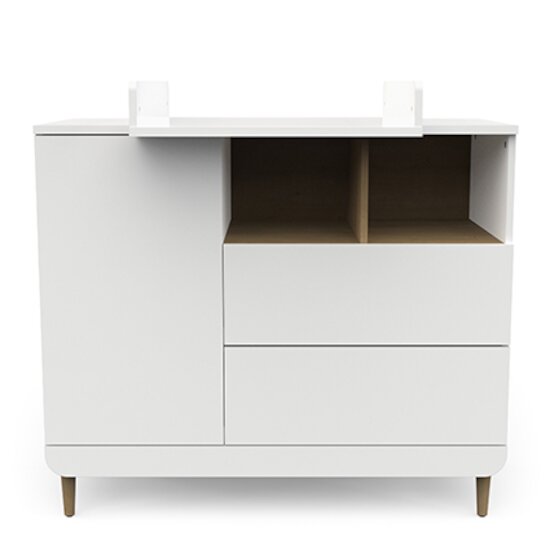 Scandinave Plan à Langer pour commode   Blanc        de               CBA Meubles