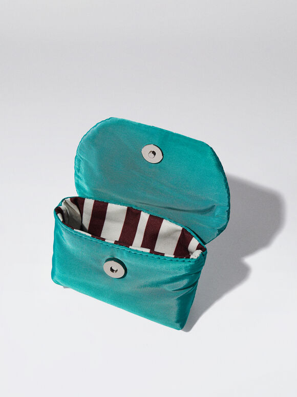 Porta-moedas de nylon - Verde