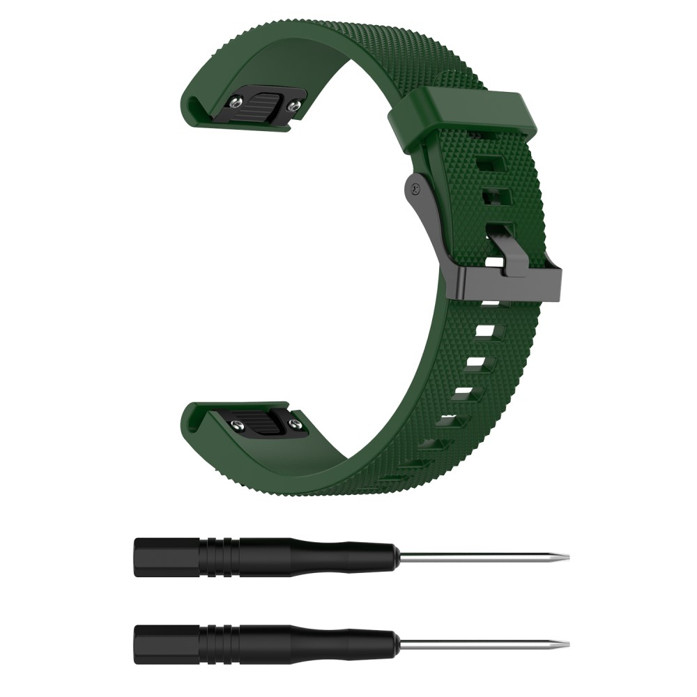 Garmin Forerunner 165 Silikon Sport Armband mit Schnellverschluss (Gelenkumfang: 160-210 mm) - Dunkelgrün