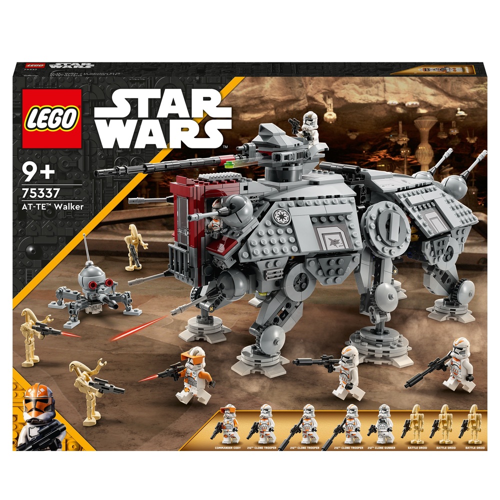 LEGO Star Wars 75337 AT-TE Walker Set mit Droidenfiguren