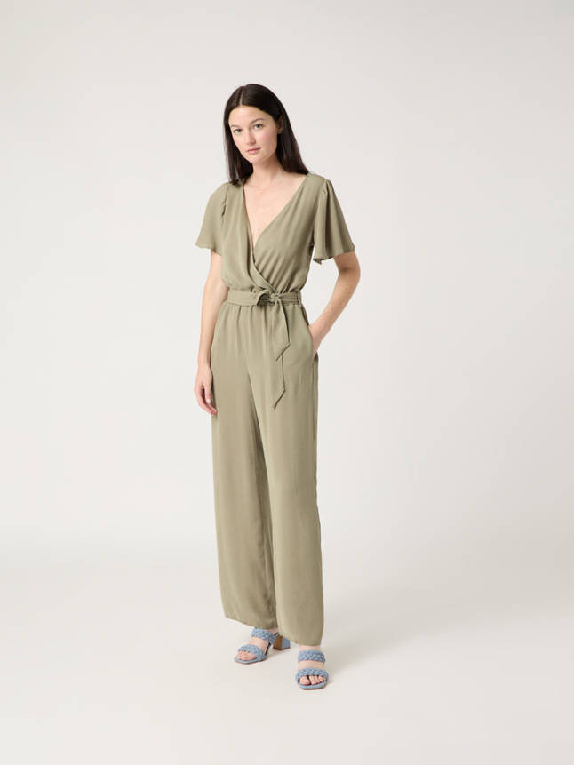 Combinaison pantalon ceinturée