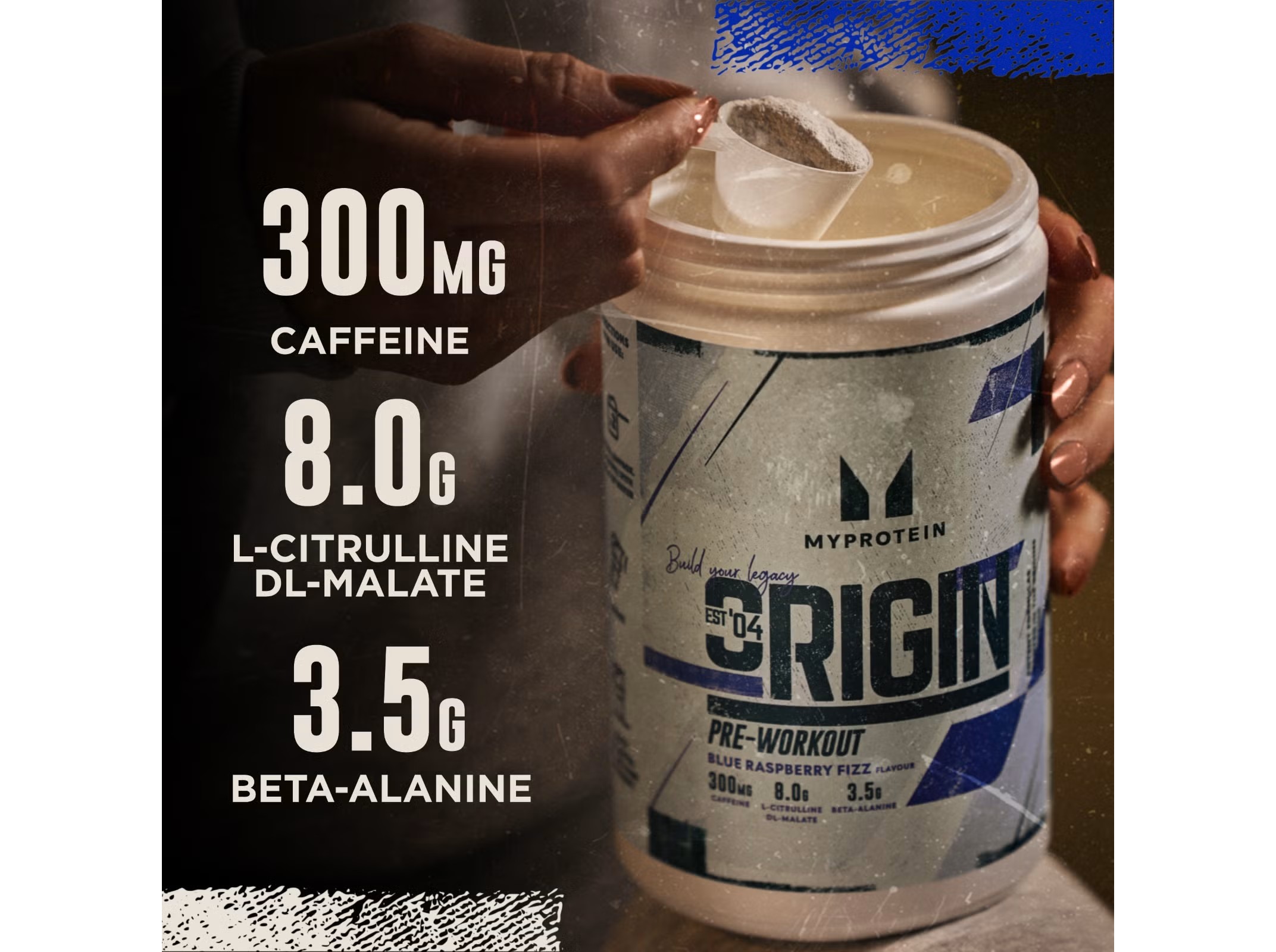 PRÉ-TREINO MYPROTEIN ORIGIN MAÇÃ 600G