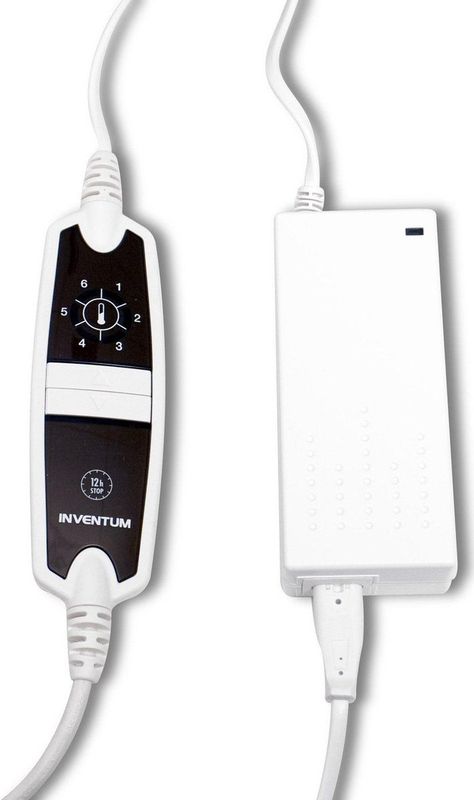 Inventum HNL4112Z - Elektrische Onderdeken - Lichtblauw - Fleece - 1 Persoons