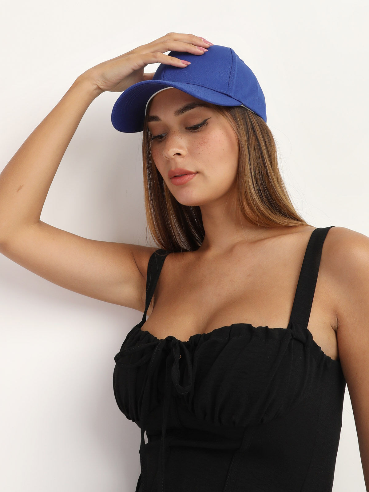 Casquette unie- Bleu
