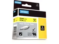 DYMO RhinoPRO Heat shrink tubing - Polyolefin - gul - Rulle (1,2 cm x 1,5 m) 1 rulle(r) hylstre - for Rhino 4200, 6000, 6000 Hard Case Kit