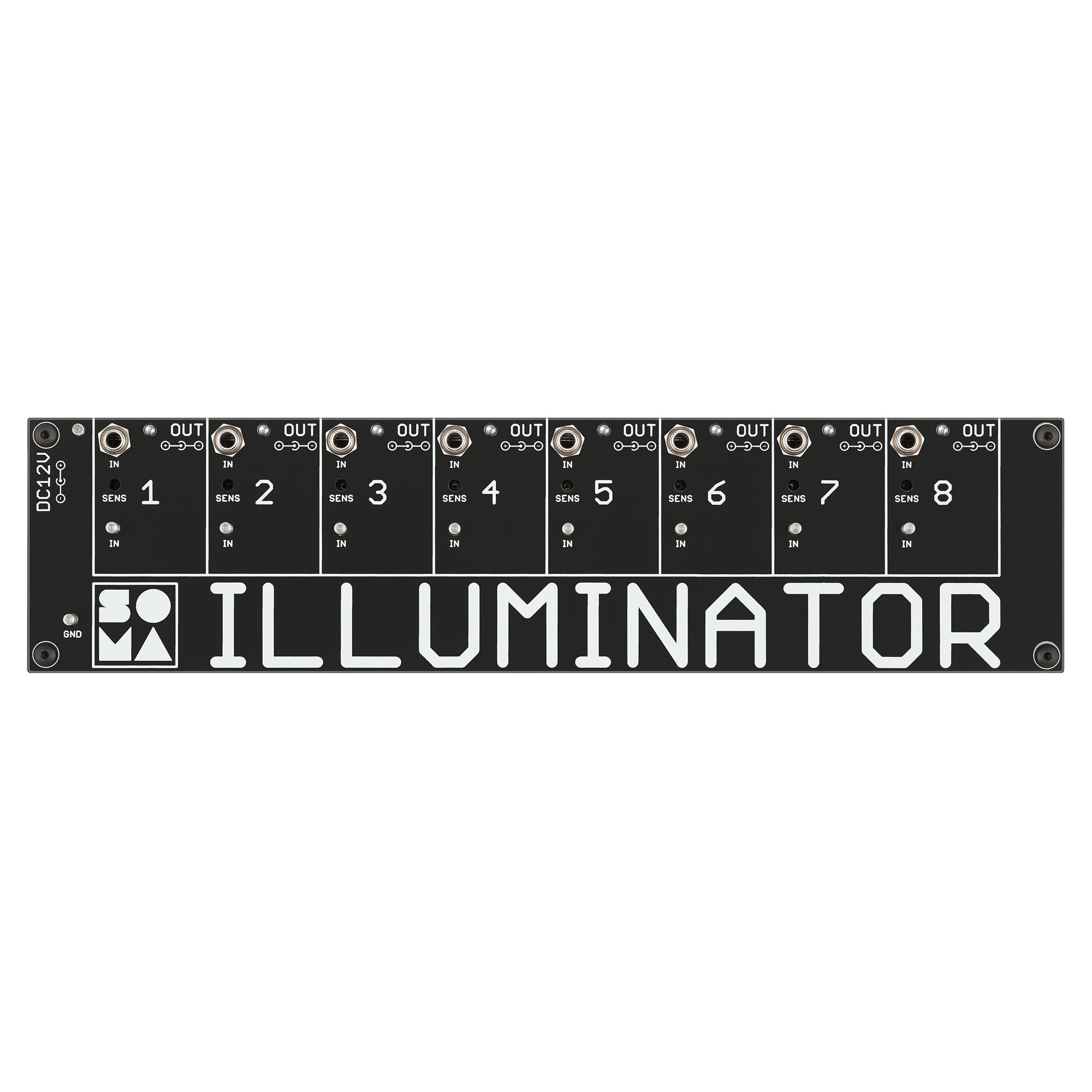 SOMA Illuminator lichtsturing door Eurorack-CV