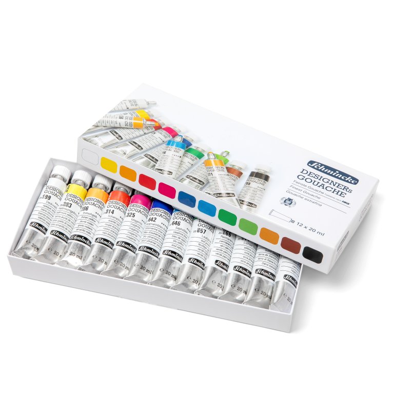 Schmincke Gouachefarbe Designers HKS, Set