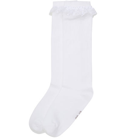 Minymo Kn?Strømper - Noos - White