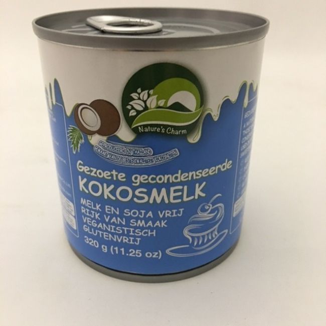 Nature's Charm gezoete gecondenseerde Kokosmelk 320g
