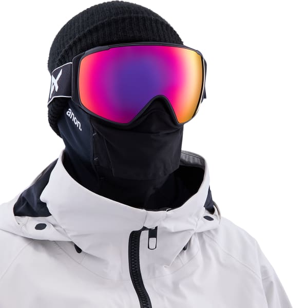 Masque de ski ANON M4S TORIC BLACK/PRCV SUN RED