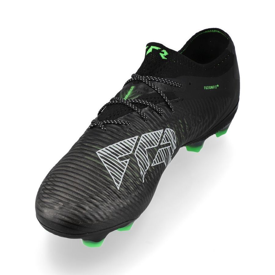 PUMA Future 8 Ultimate Low FG Eclipse - Noir/Cool Light Gray/Vert