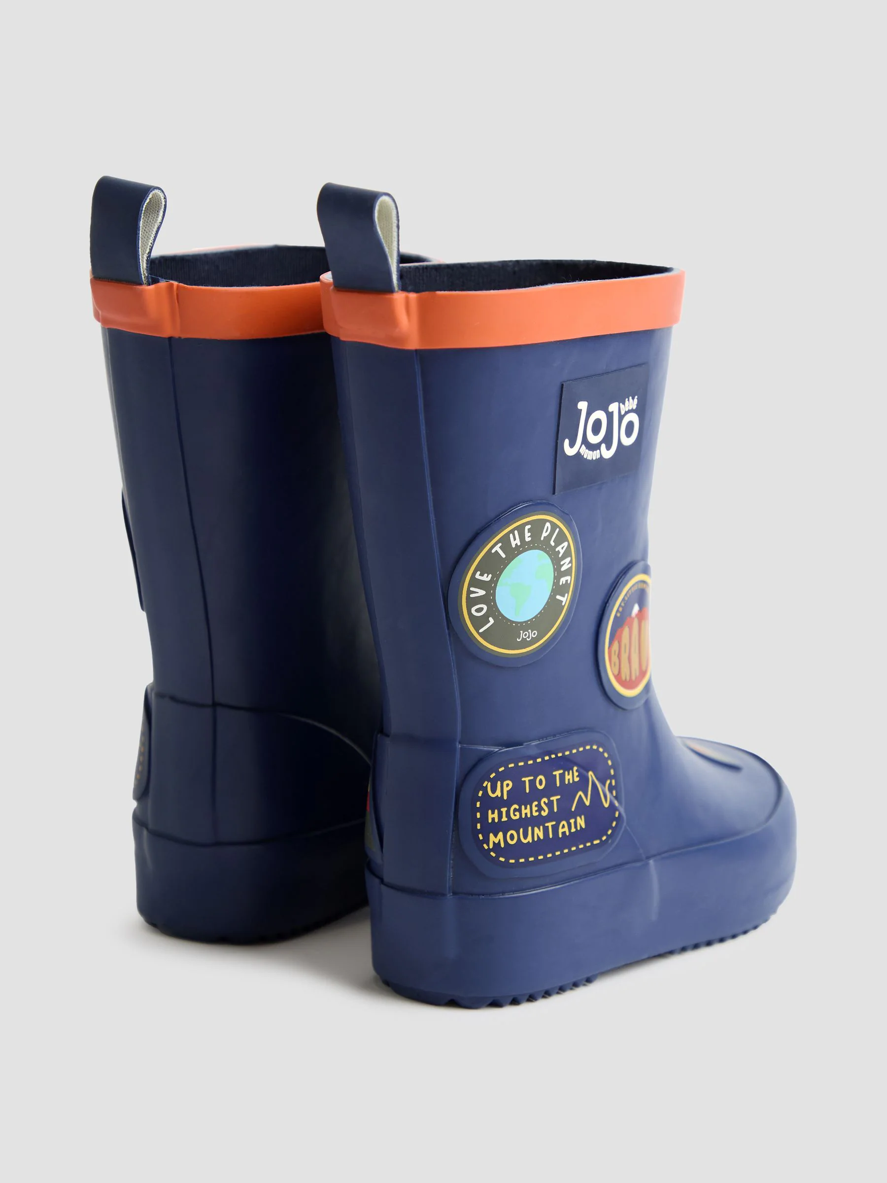 Marineblauwe sticker - JoJo Maman Bébé Plain Wellies