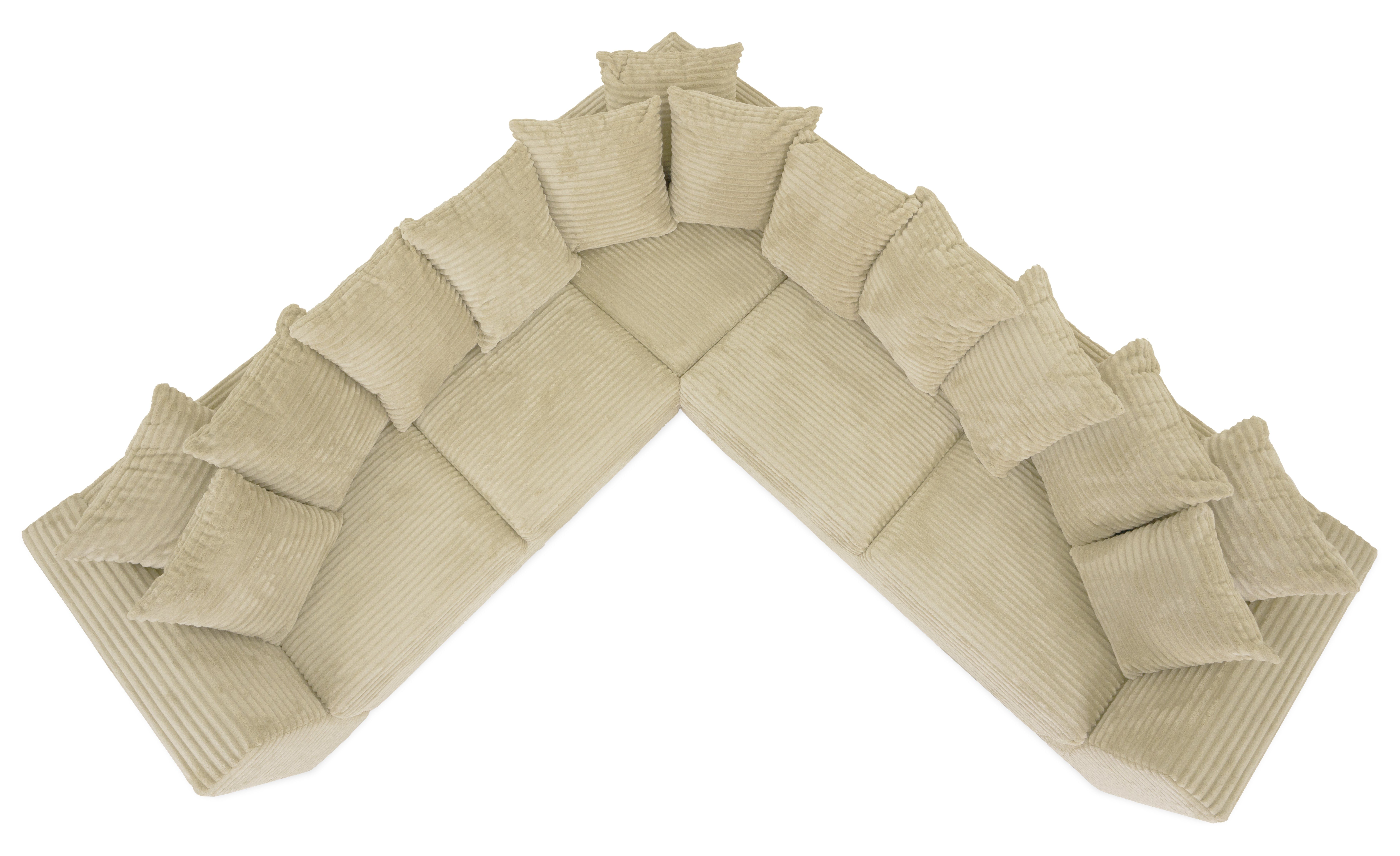 Hoekbank stof Tilia 03 Manchester B315 x D295 x H85 cm