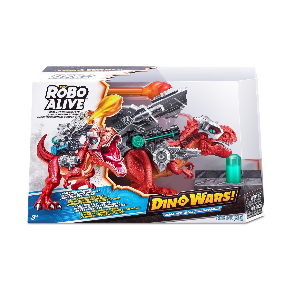 Mega Dino Wars - T Rex Robot alive