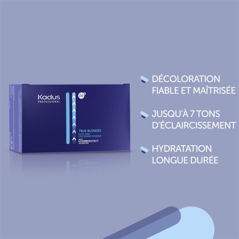 Poudre décolorante 7 tons True Blondes Kadus 2x500g