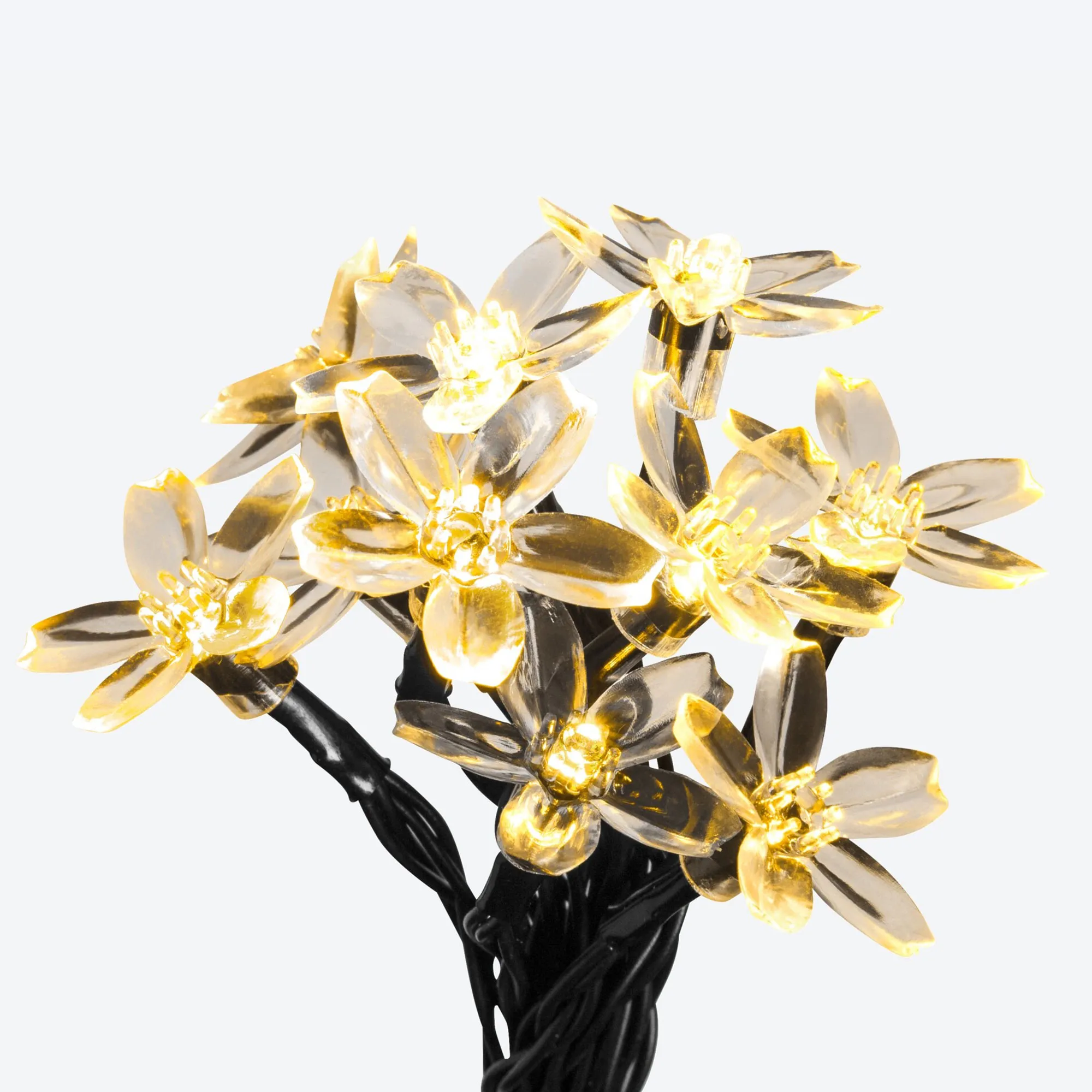 Solar-Lichterkette mit Blumen, ca. 835cm