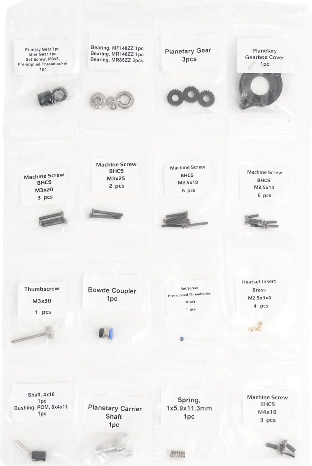 LDO Motors  Extruder Parts (ohne Motor), Positron V3.2    Extruder Ersatzteile