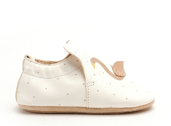 Easy peasy chaussons bebe blublu cygne 18770 blanc