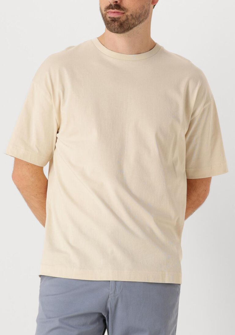 beige drykorn t-shirt kayro 520198