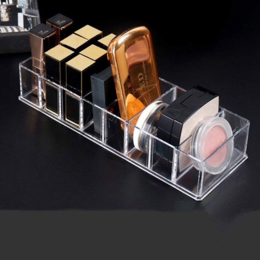 (Gr. S) Acryl Beauty Make Up Organizer Aufbewahrungsbox - Transparent