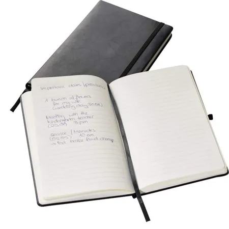 Macma Notizbuch DIN A5, 160 Seiten, schwarz