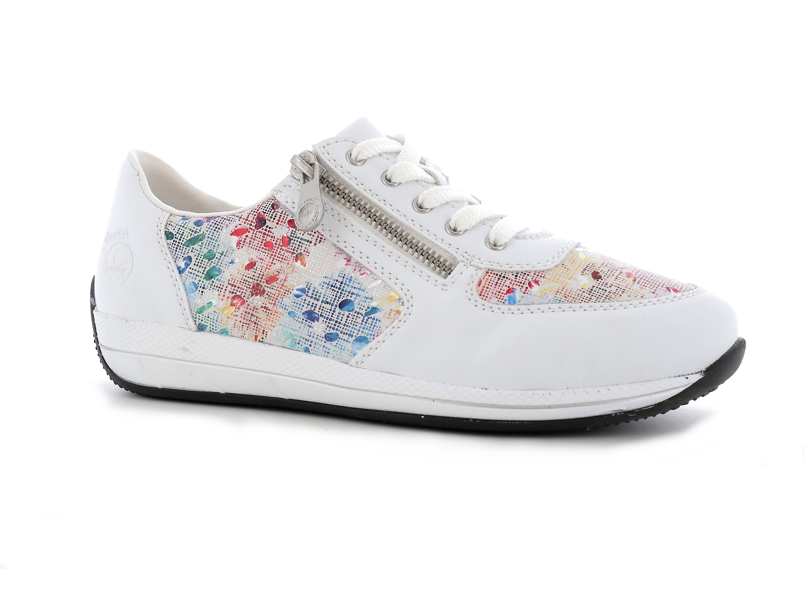 Rieker-N1112 Synthétique Multi Blanc