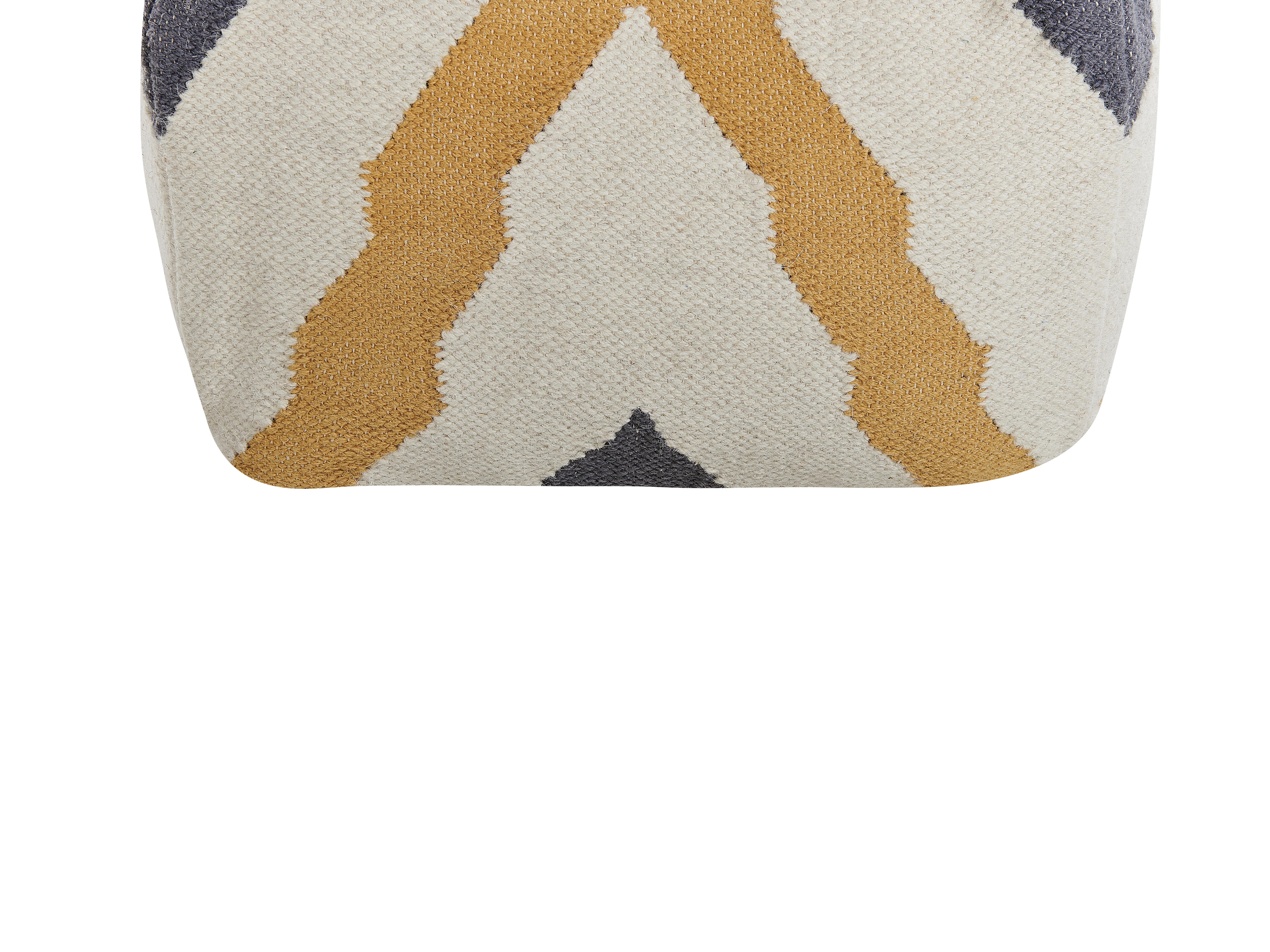 Poef ZEUGMA Wol Beige