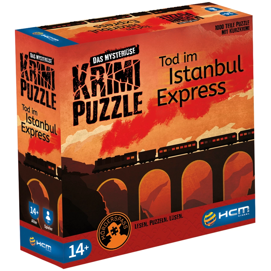 HCM Kinzel Das mysteriöse Krimi Puzzle Tod im Istanbul Express Mehrfarbig