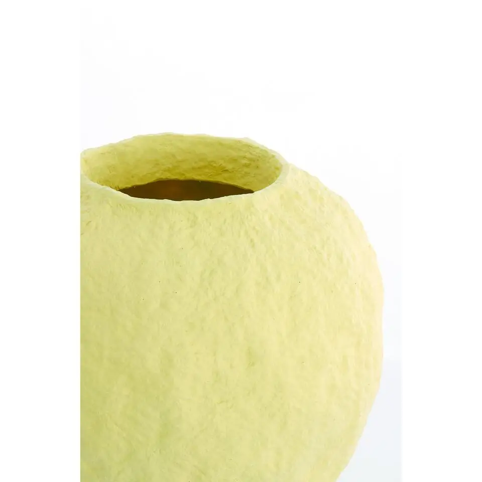 Vaas Pantoja - Mat Geel - Ø45cm