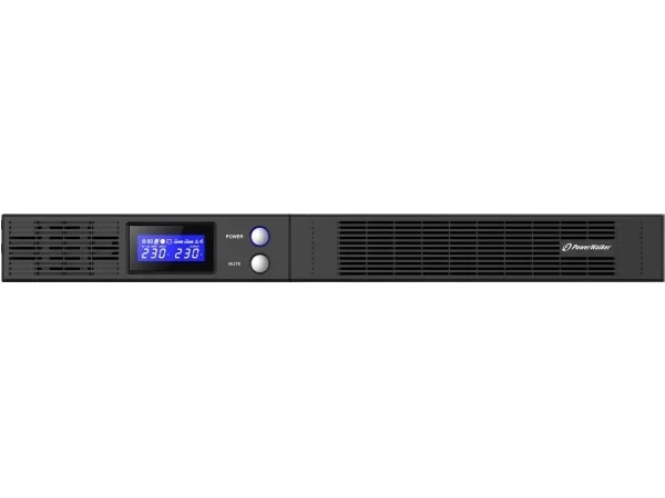 PowerWalker VI 500 R1U - UPS (rackversion) - AC 165-290 V - 300 Watt - 500 VA - 7 At - RS-232, USB - output-stikforbindelser: 4 - 1U - 19