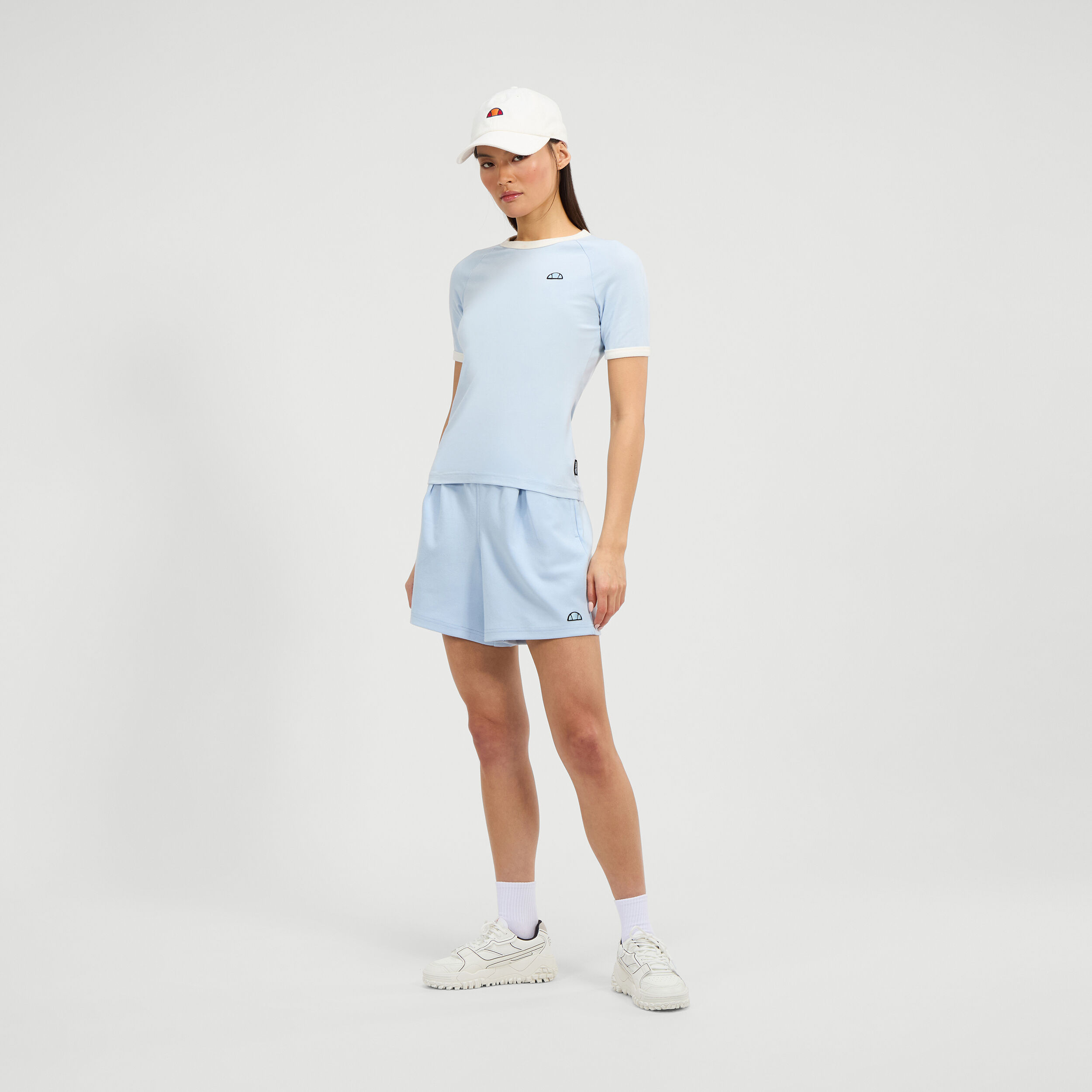 Ellesse Teriasca T-shirt Femmes - Bleu Clair , Crème