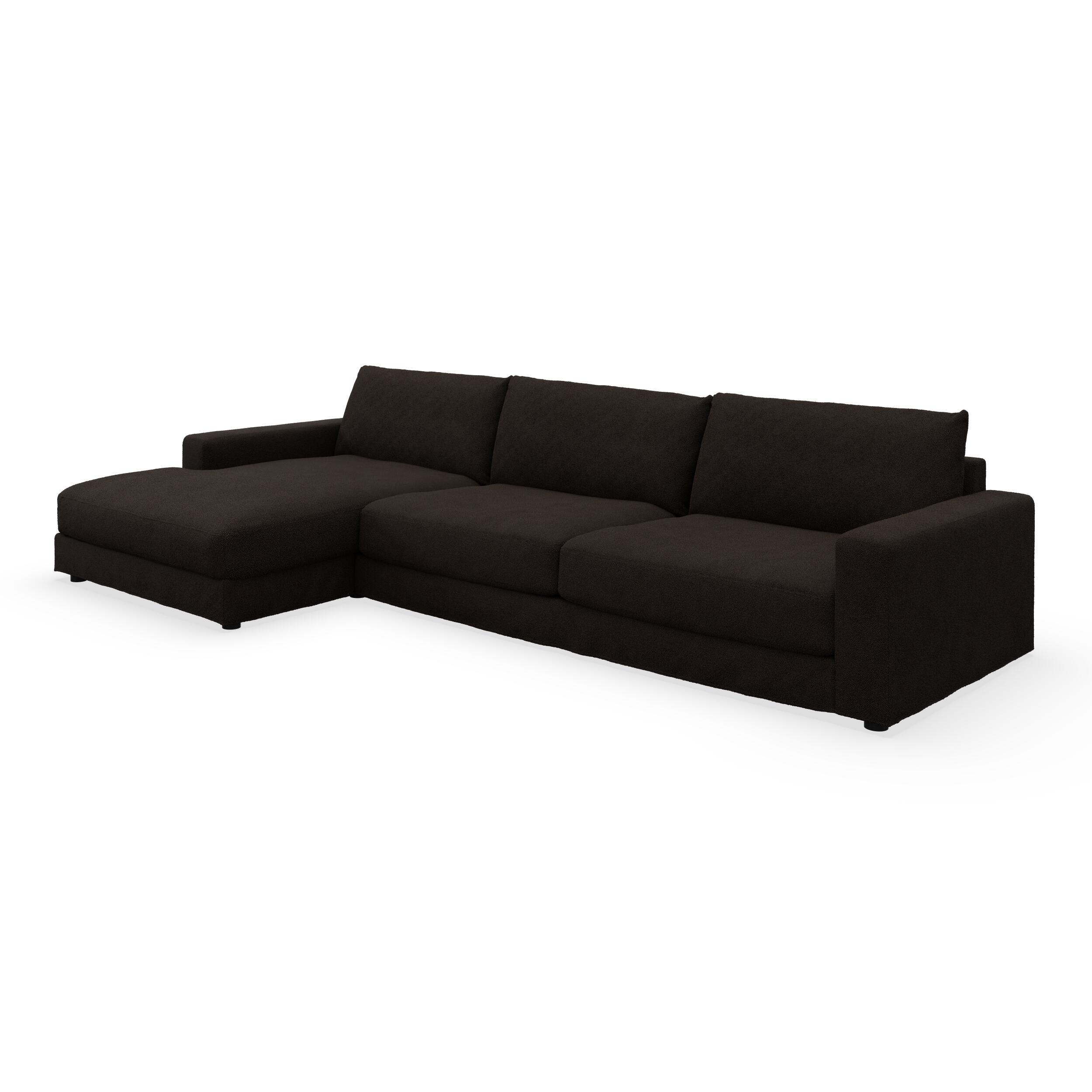 Norsberg venstrevendt sofa med chaiselong