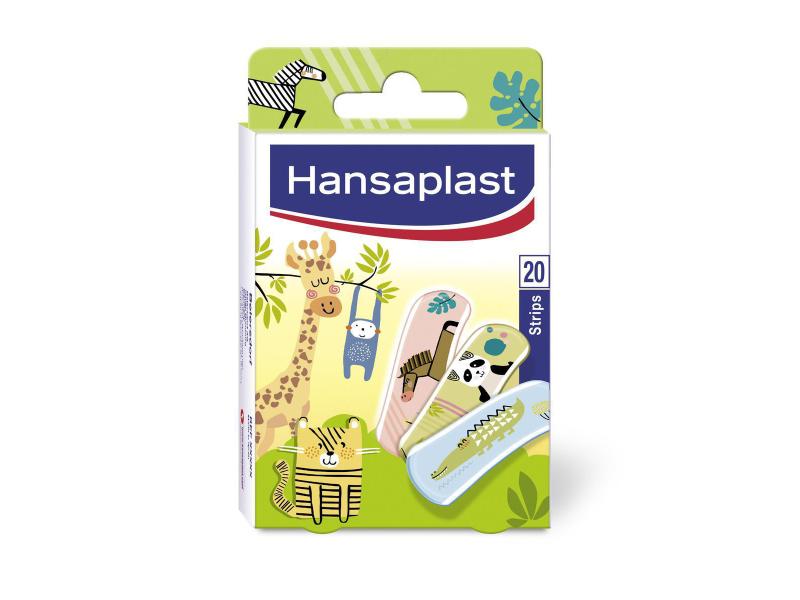 Hansaplast Wundpflaster Kids Animals 20 Stück Bunte Pflaster mit Tiermotiven