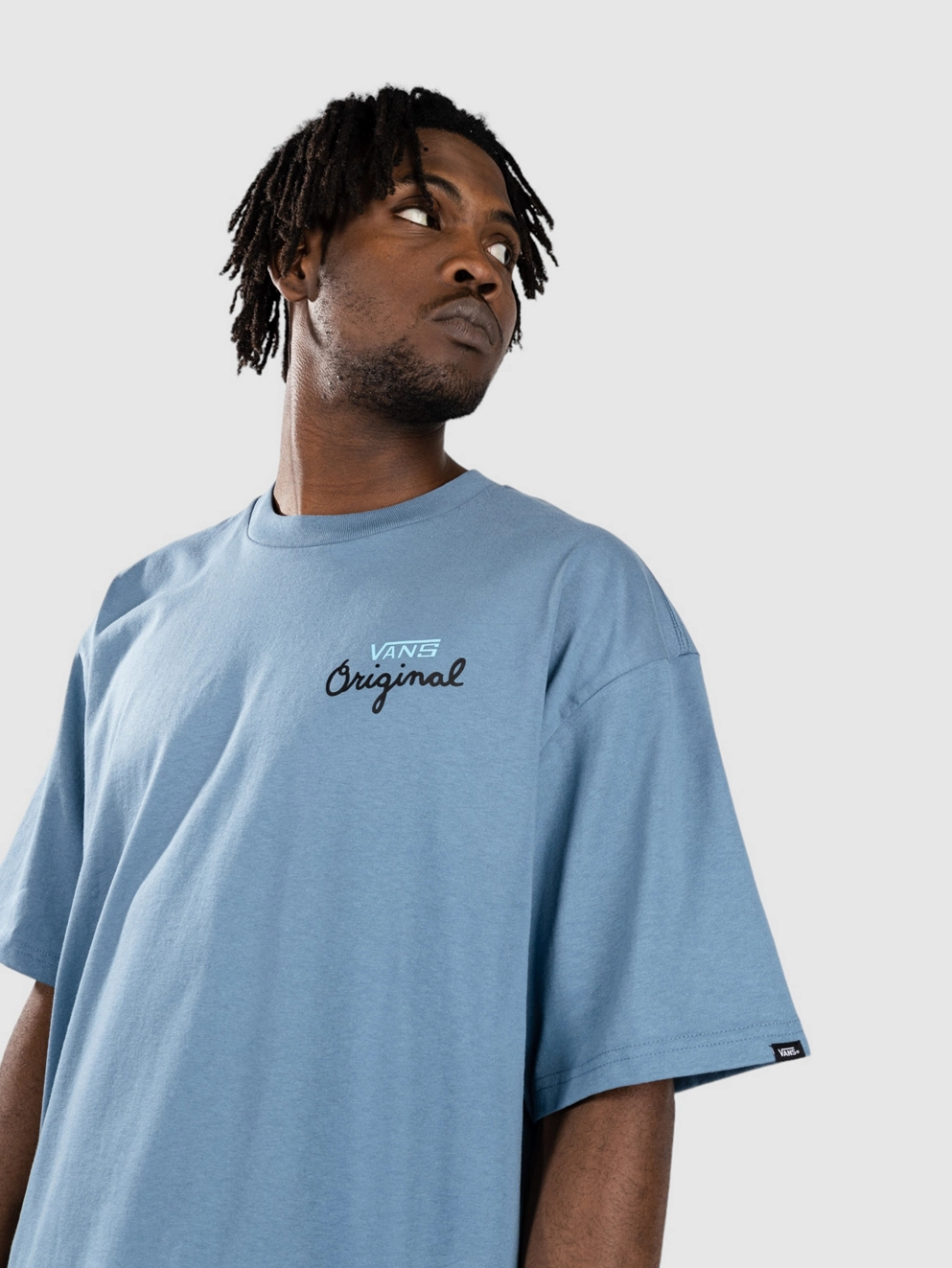 Vans Orange Records Loose T-Shirt copen blue