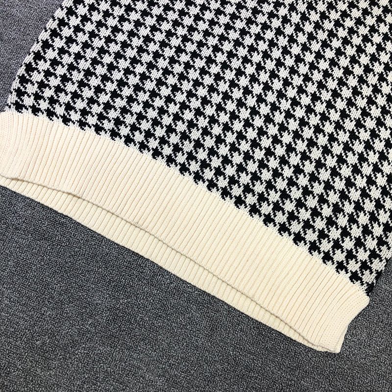 Hevnir - Pied-de-poule gebreid vest