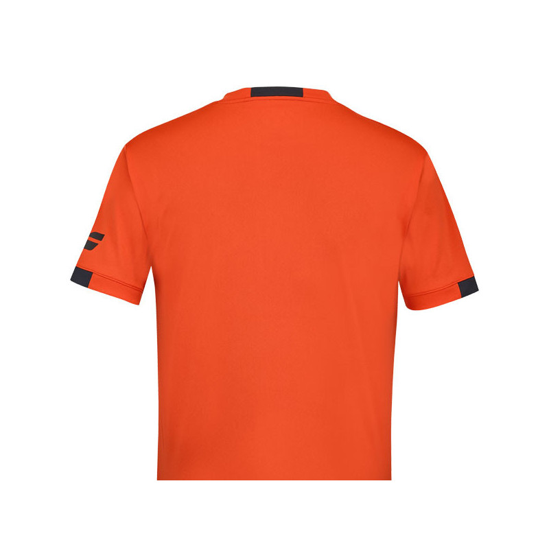 Tee-shirt Babolat Play Crew blanc ou rouge