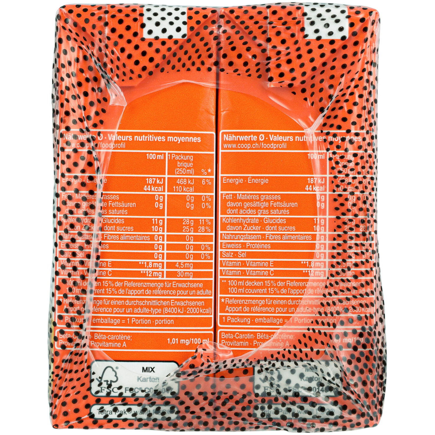 Fairtrade Multivitaminsaft 4x25cl -100cl