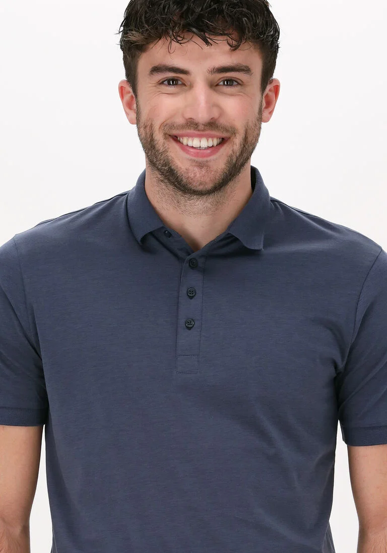 DRYKORN donkerblauwe drykorn polo garry 520109
