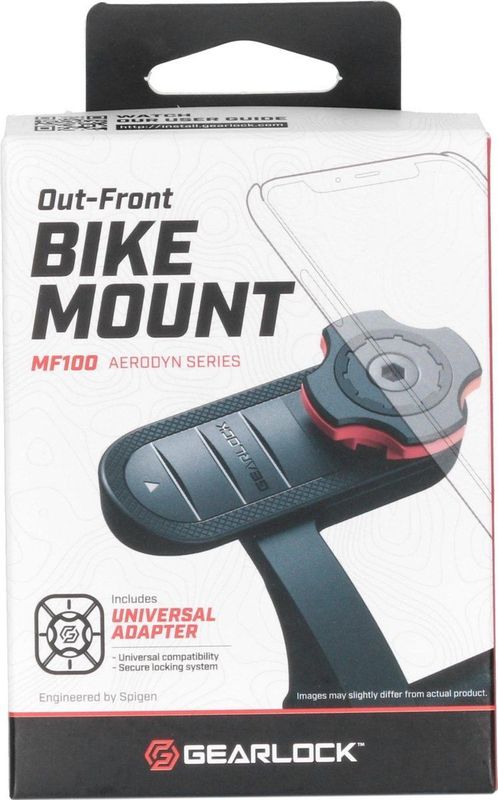 Spigen - Gear Lock MF100 - Fietshouder - Zwart - Universele Adapter