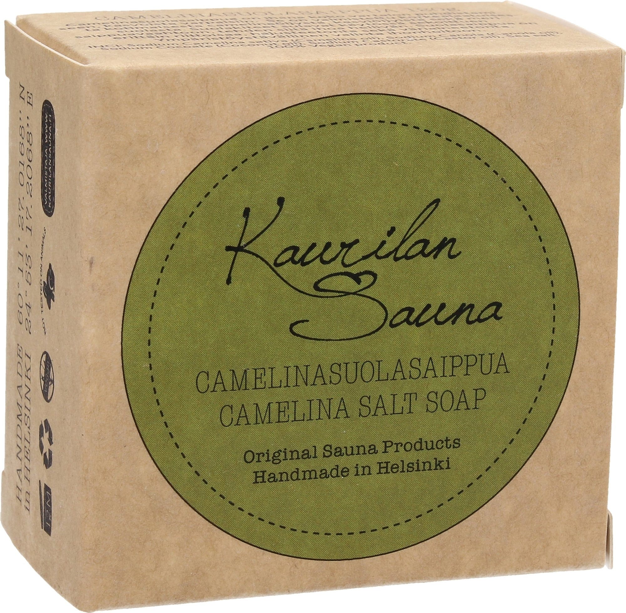 Kaurilan Sauna  Camelina Salt Soap, Karton (120 g)