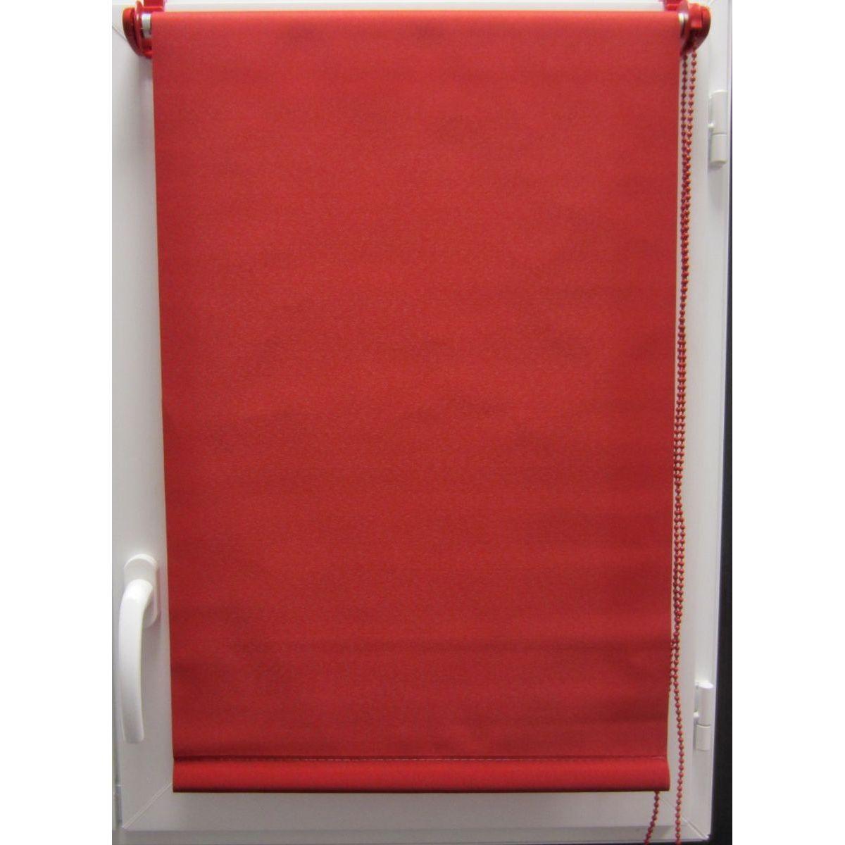 STORE ENROULEUR TAMISANT 60X180CM ROUGE