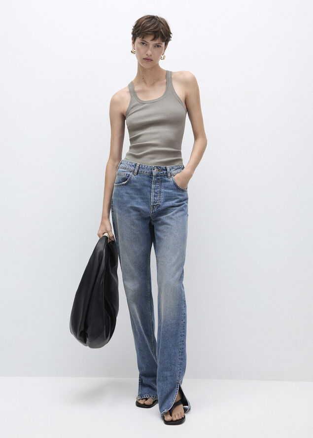 MANGO Knit strap top 92