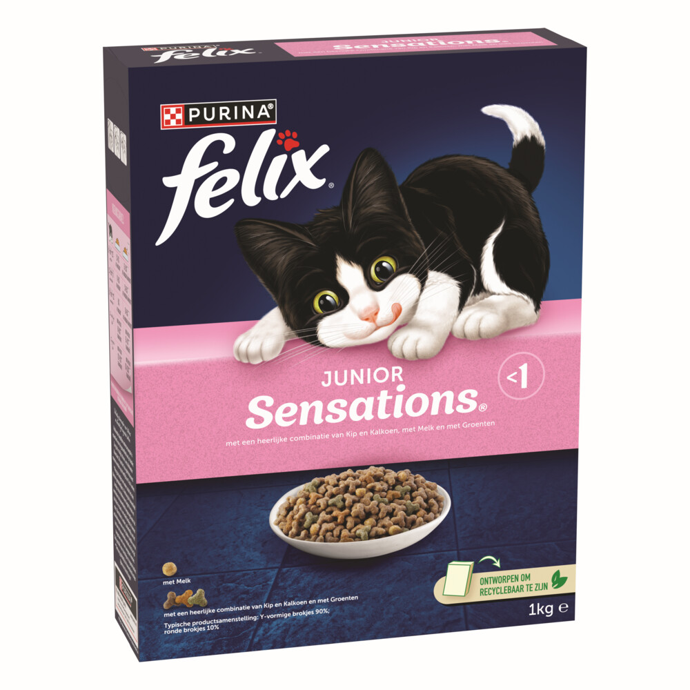 Felix Kattenvoer Droog Junior Sensations1 kg