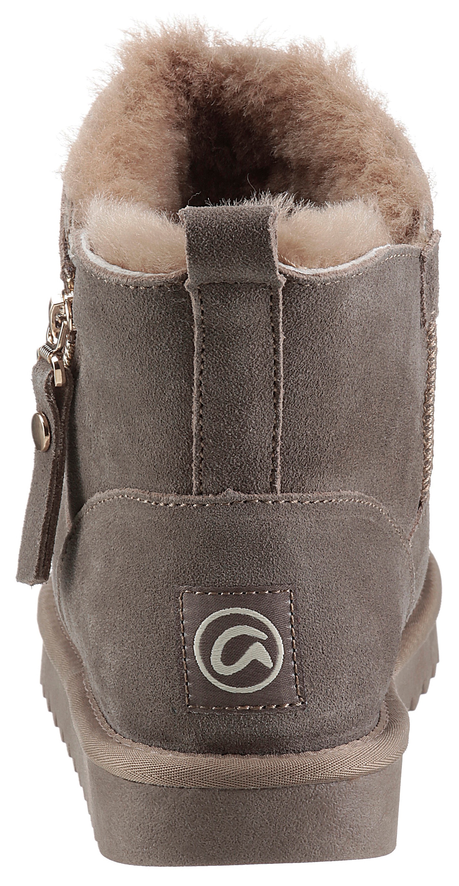 Ara Winterboots »ALASKA Short Zip«  Stiefel aus echtem Lammfell mit Reissverschluss, G-Weite (weit)