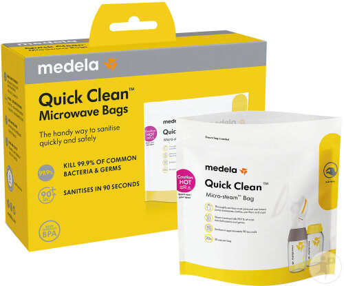 Medela Quick Clean Sachets Désinfection Micro-Ondes 5 Sachets