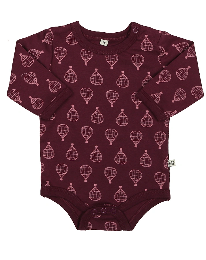 Langarm-Bodies MUSTER MIX 4-er Pack in altrosa/lila