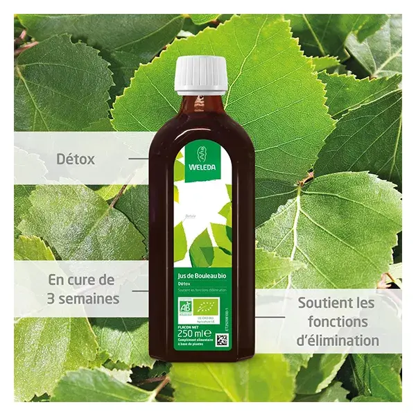 Suco de Bétula Orgânico Detox e Vitalidade Weleda 250ml