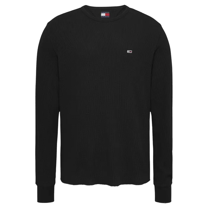 Tommy Hilfiger Slim Waffle Longsleeve Shirt Heren